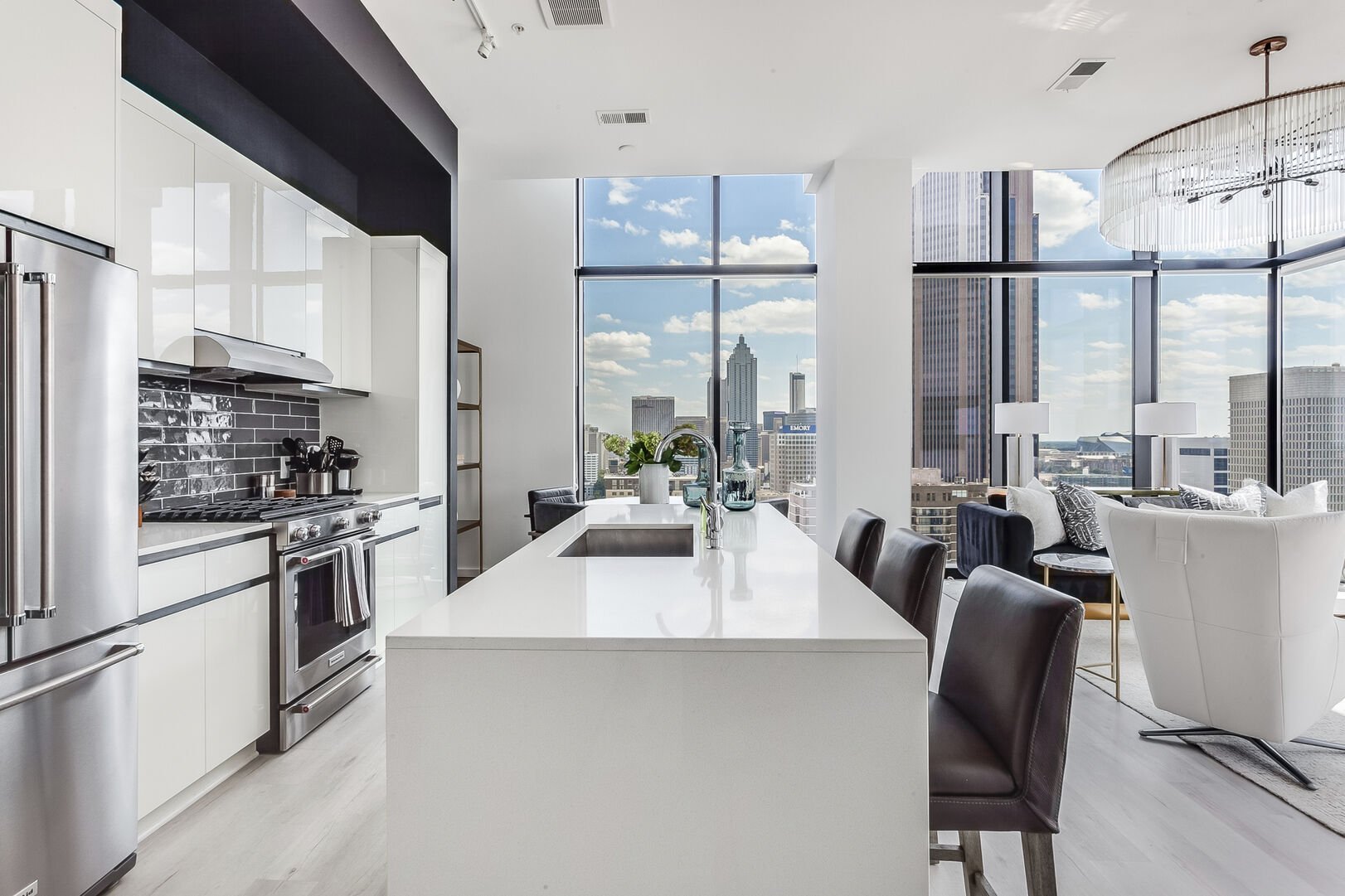 Kitchen Includes Plenty of Counter and Cabinet Space.