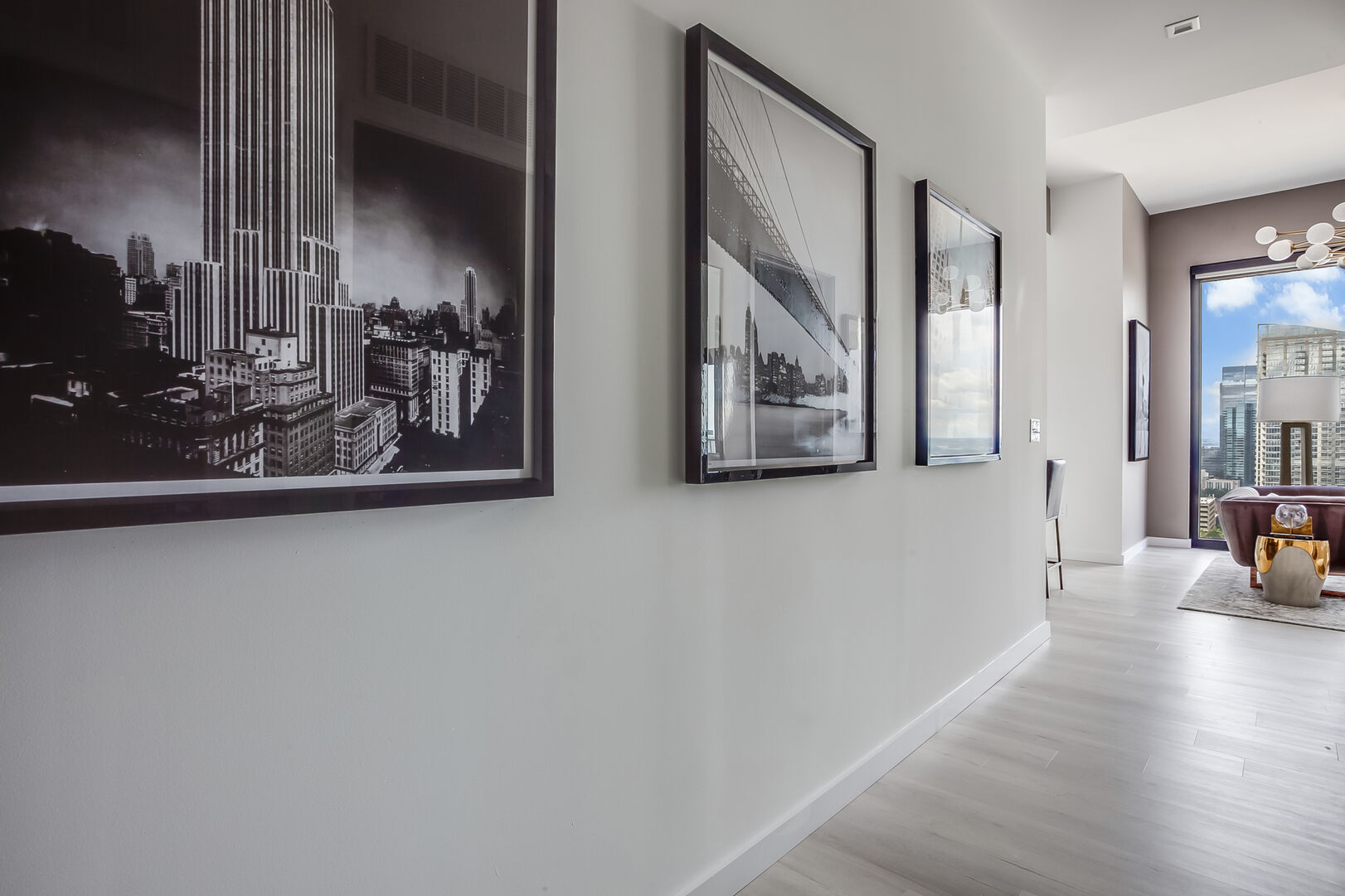 Entryway with Photos