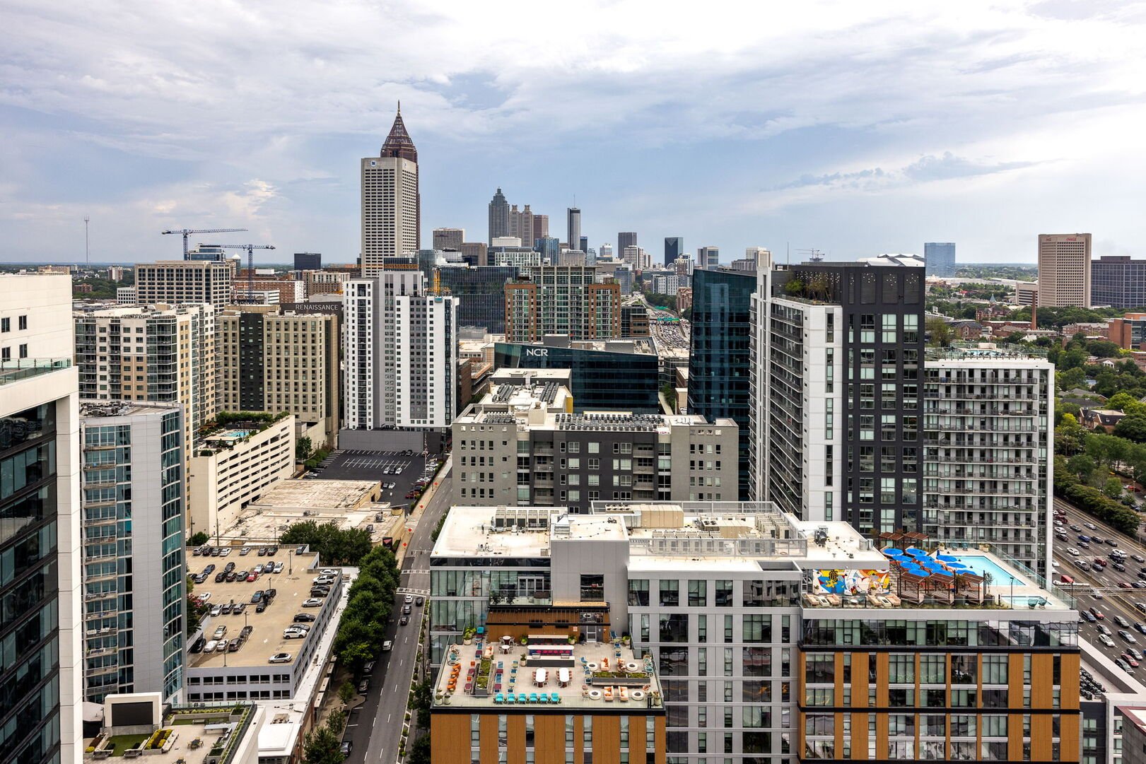Stunning views of Midtown Atlanta