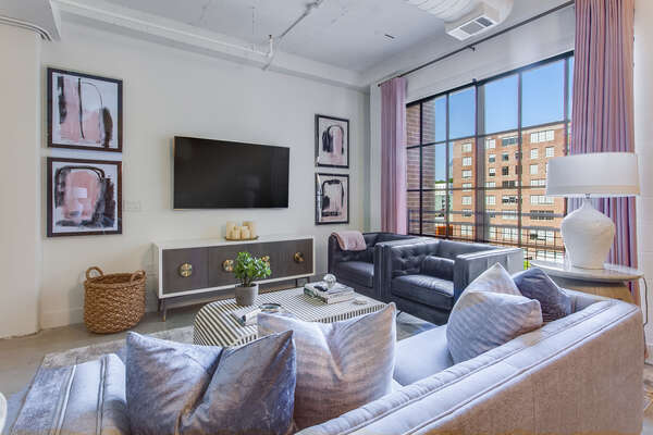 Enjoy Plenty of Natural Light From Windows in Living Space.