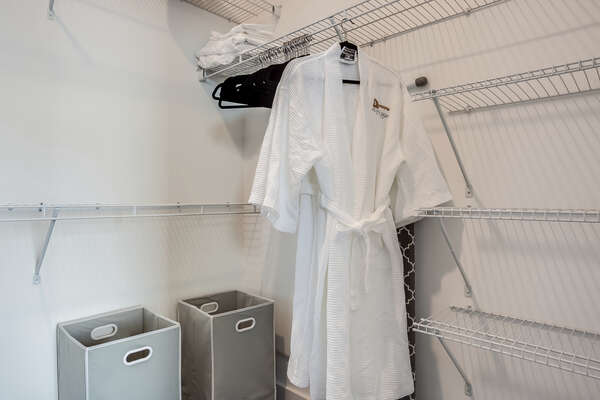 Closet with Wire Shelves
